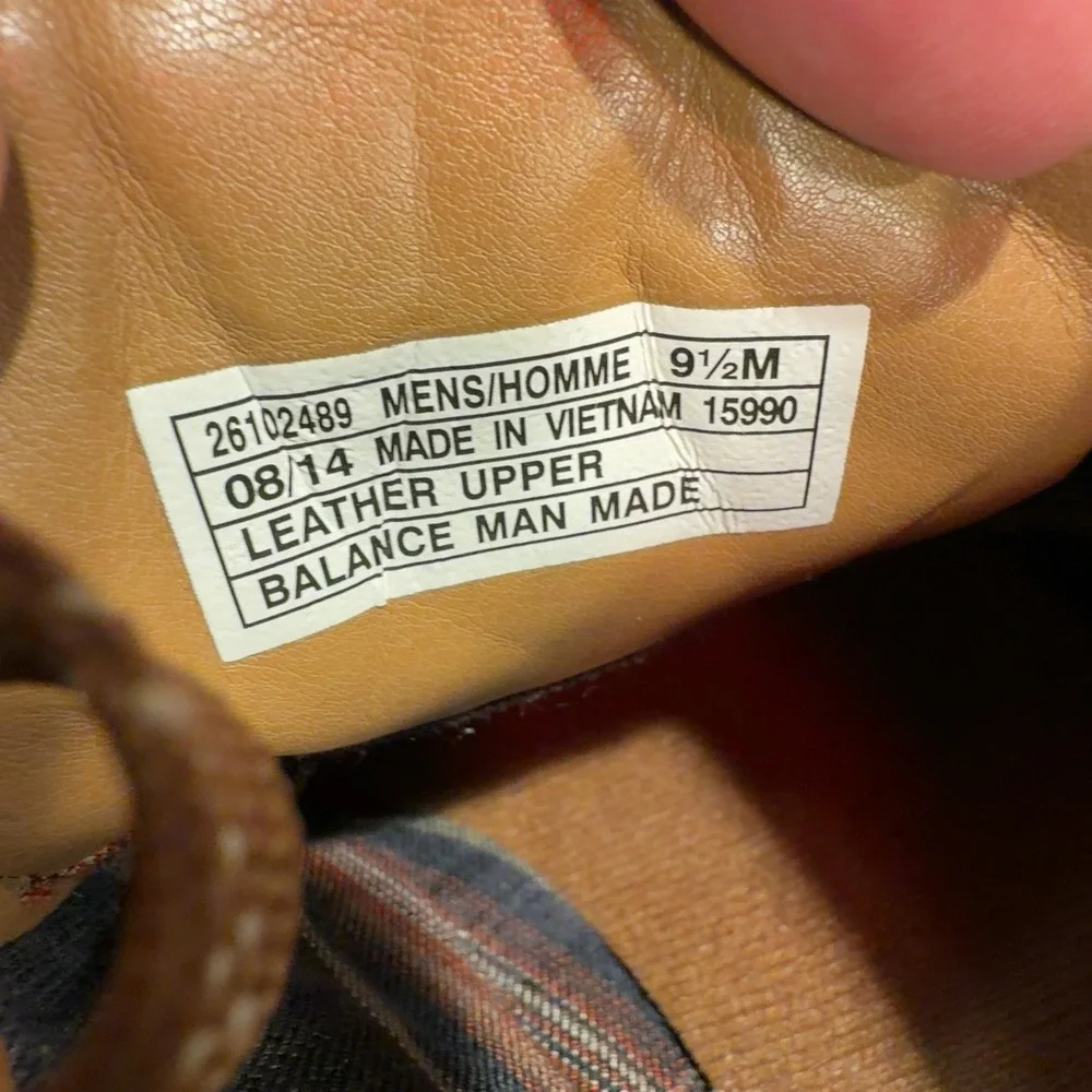 Clarks Desert Brown Leather Moc Toe Ankle Boot Lace Up Men's Size 9.5 M